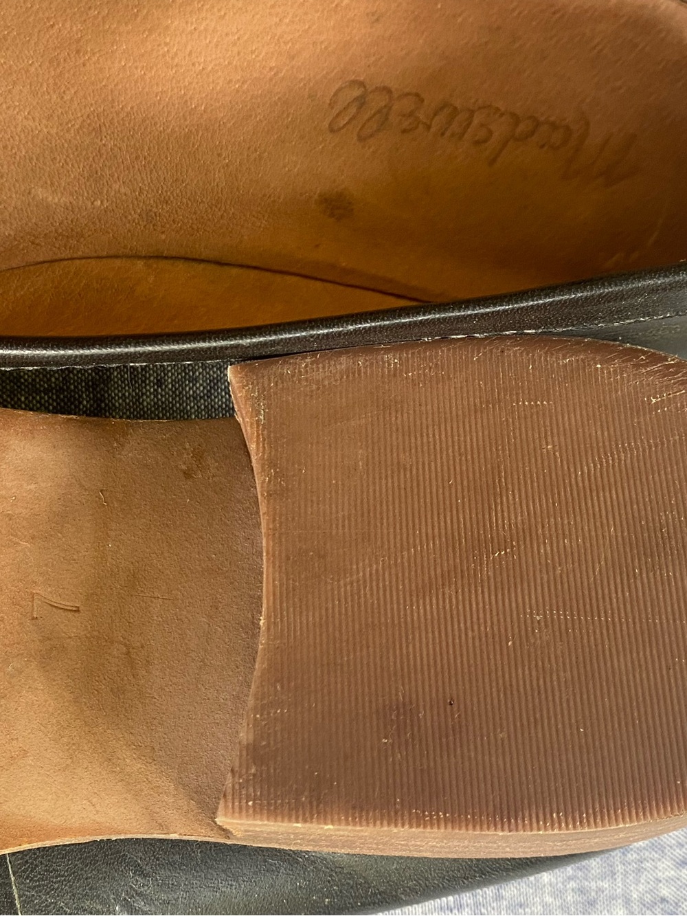 Madewell Black Leather Penny Loafers - Picture 4 of 4